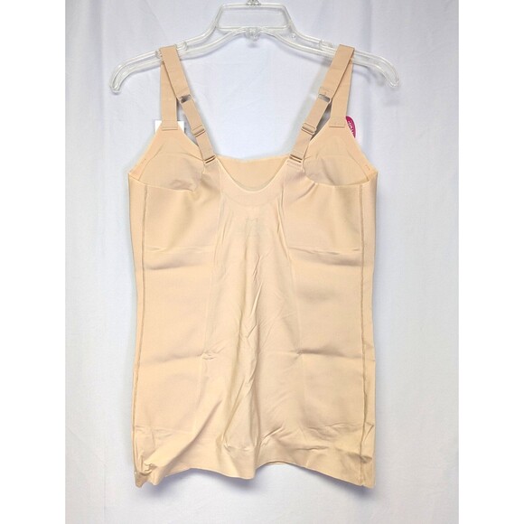 Maidenform Womens Shapewear Firm Control Cami Tank Beige XL DMS086 NEW - Picture 8 of 10